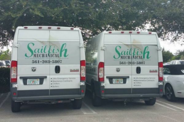 2 sailfish mechanical work vans